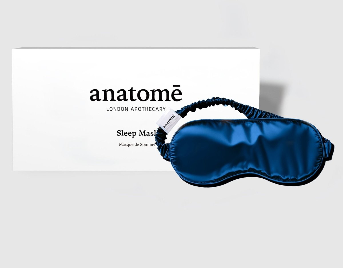 Blue Silk sleep mask - anatomē