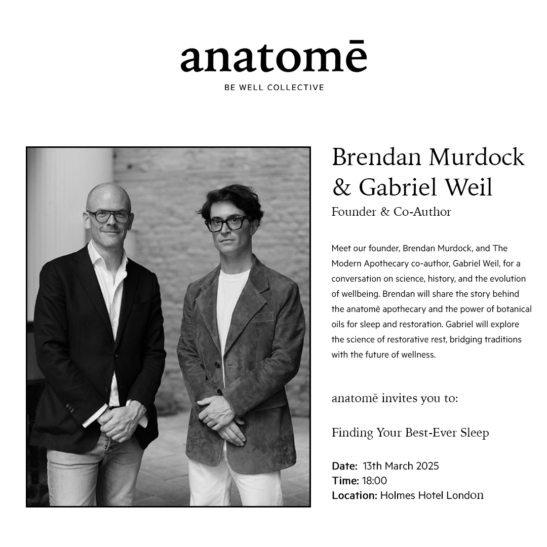 Brendan Murdock & Gabriel Weil | Finding Your Best - Ever Sleep | 13th March 6.00 pm - anatomē